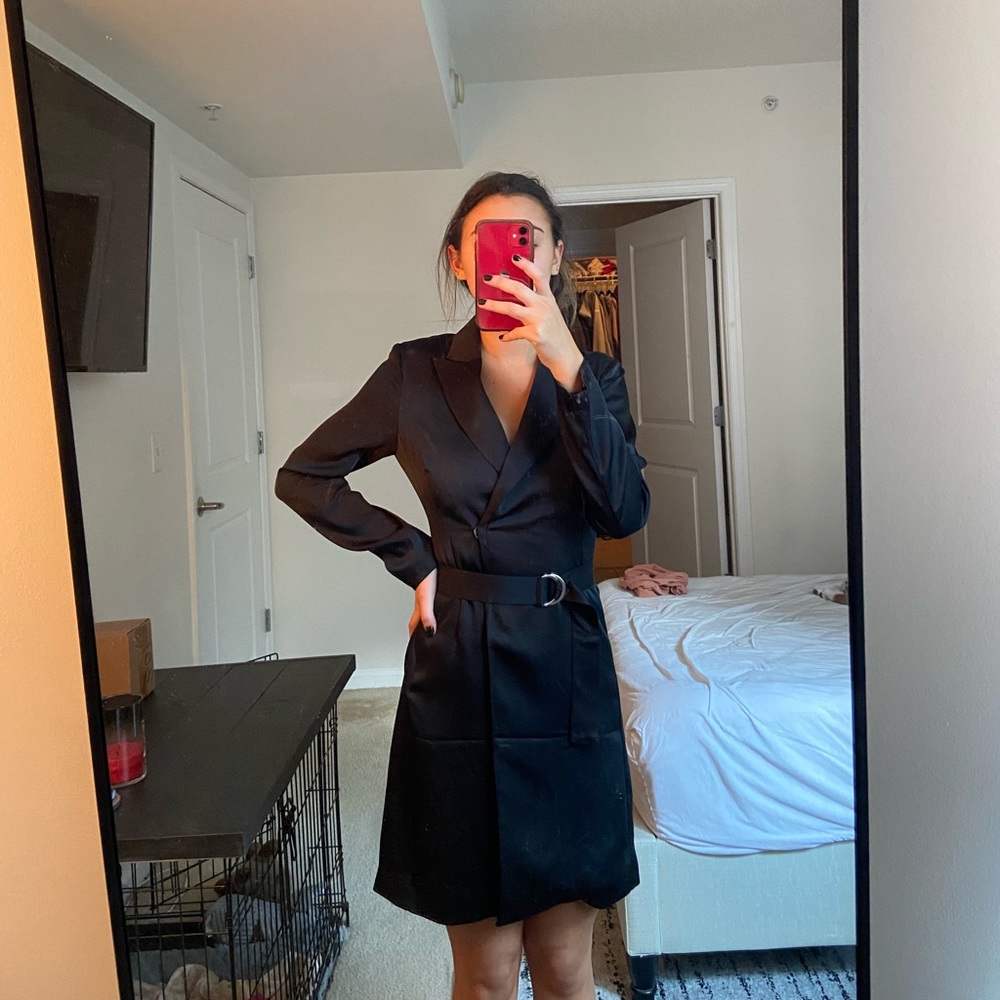 H&M Black Blazer Dress